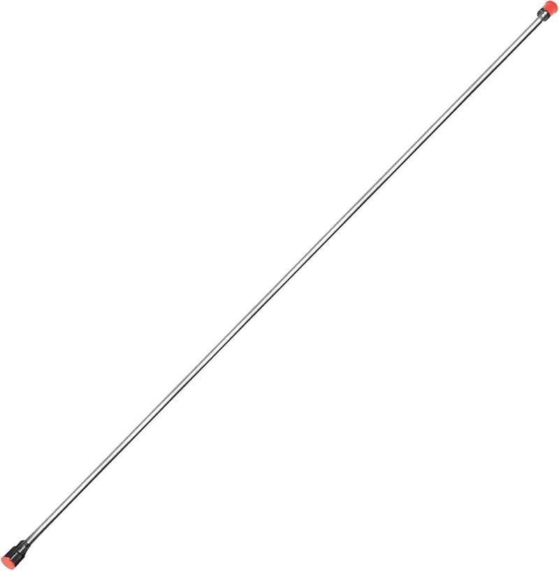 elfinrm 59Inch Airless Paint Sprayer Tip Extension Pole, Spray Gun Tip Extension Rod with Red Guard - Image 1